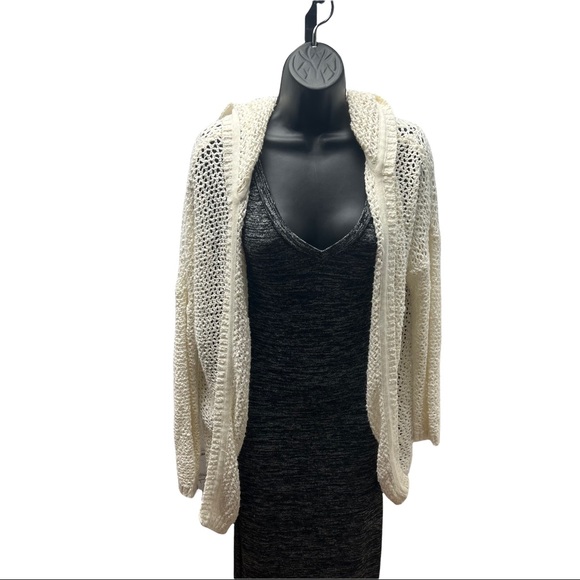 Aritzia Talula Mesh Cream Cardigan  Woman’s Size XS - Picture 4 of 6